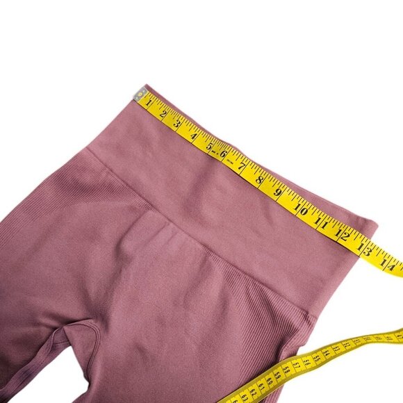 SET Active Womens Sculpt Flex High Rise Leggings, Mauve, Athletic, Size Medium - Picture 6 of 9